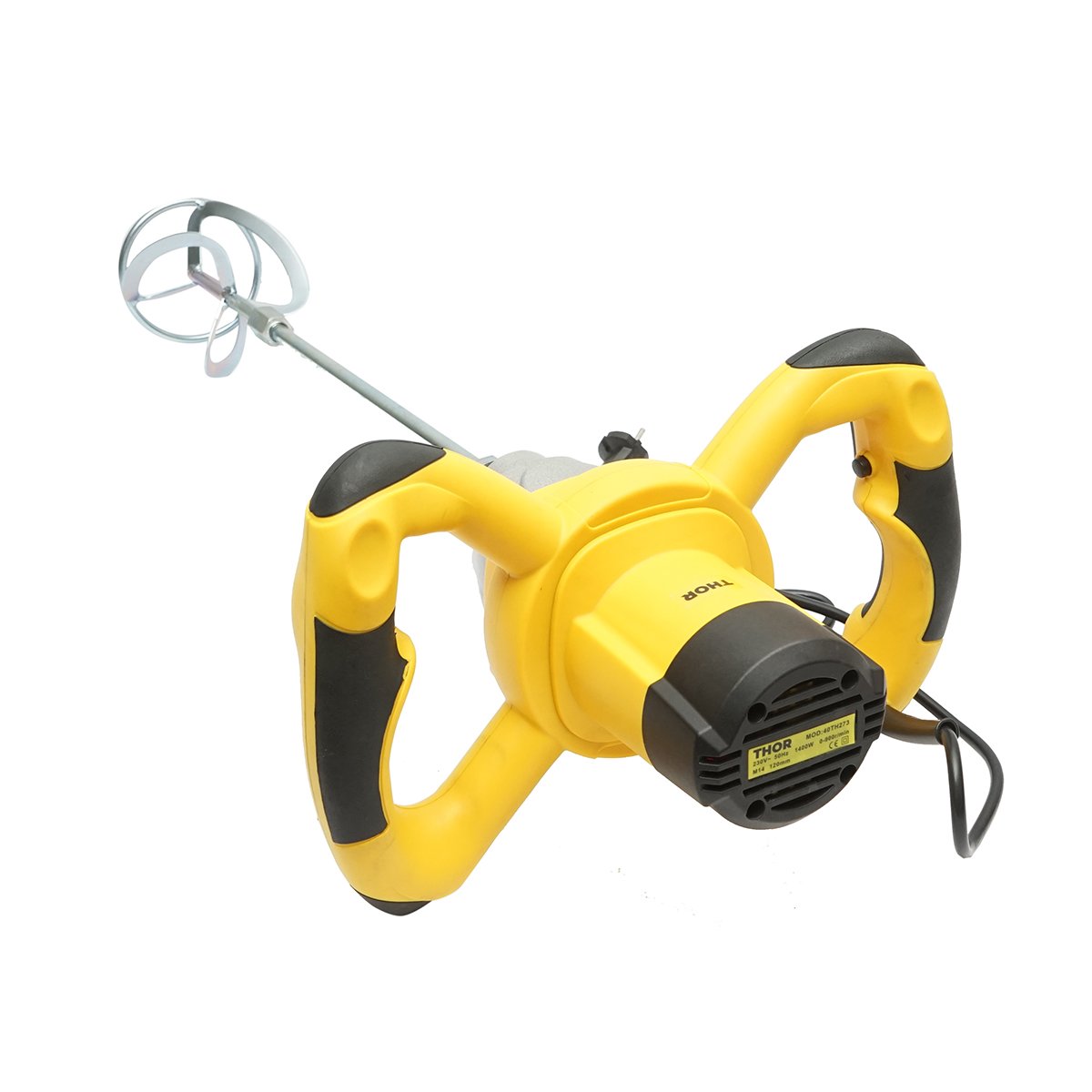 Mixer, malaxor electric cu amestecator 1400W, 220V pentru vopsea, mortar, adeziv THOR